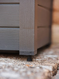 Fioriera da Giardino 100x42x40 cm in Polipropilene Trama 002 Almond Mandorla