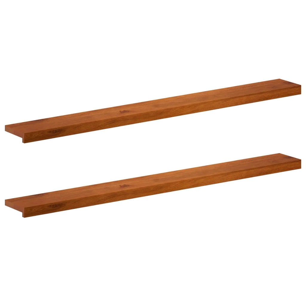 Soglie per finestre 2 pz Marrone 140 x 15 x 2 cm 42049974