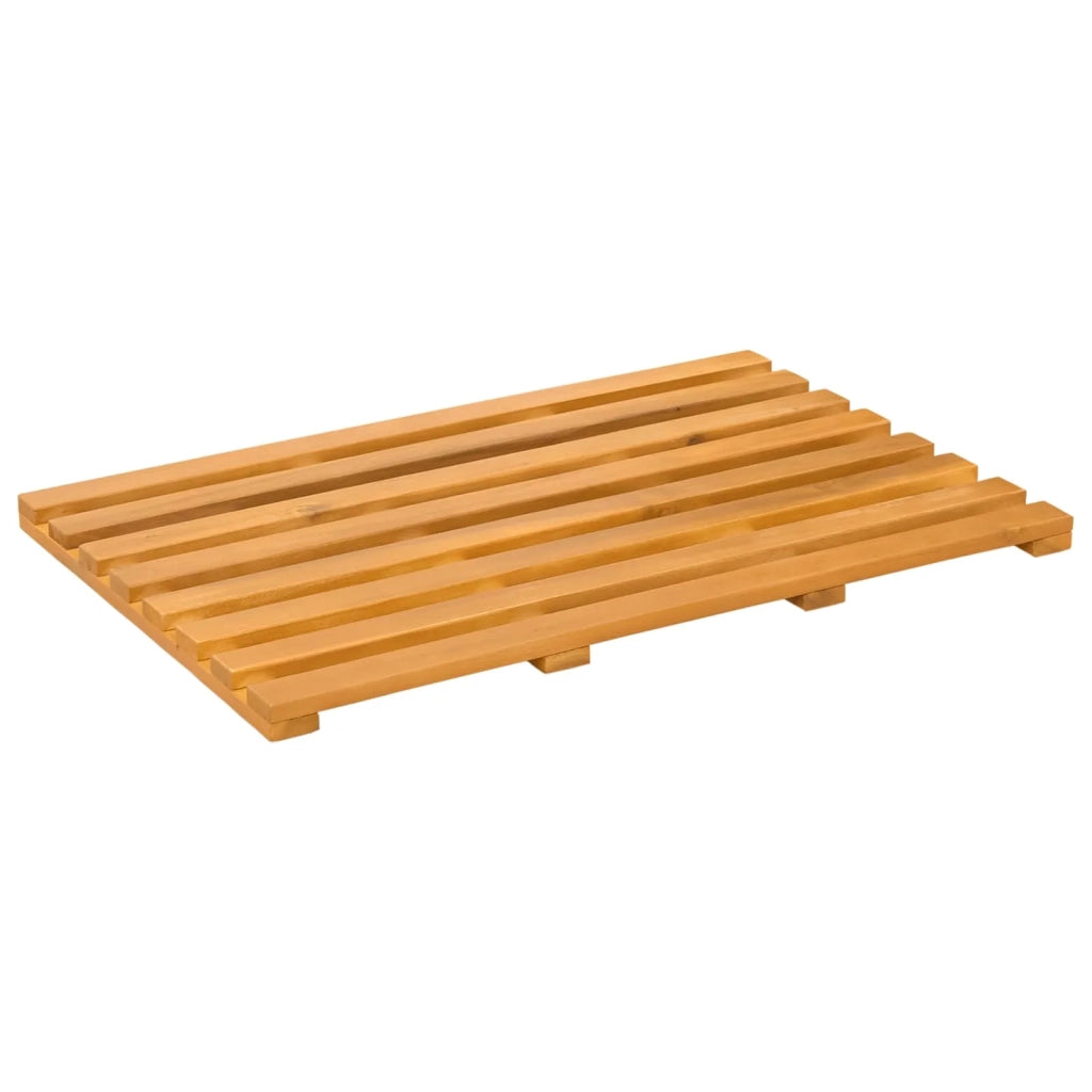 Tappeto da bagno Tinta unita Marrone 56 x 37 x 2,5 cm legno 42025258