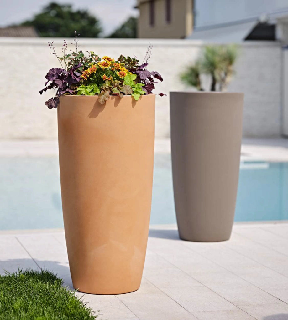 Vaso 35x50,5x99,5 cm in Polietilene Dafne 50 Anticato