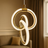 Lampada A Sospensione Led Lhj092-1cp Gold