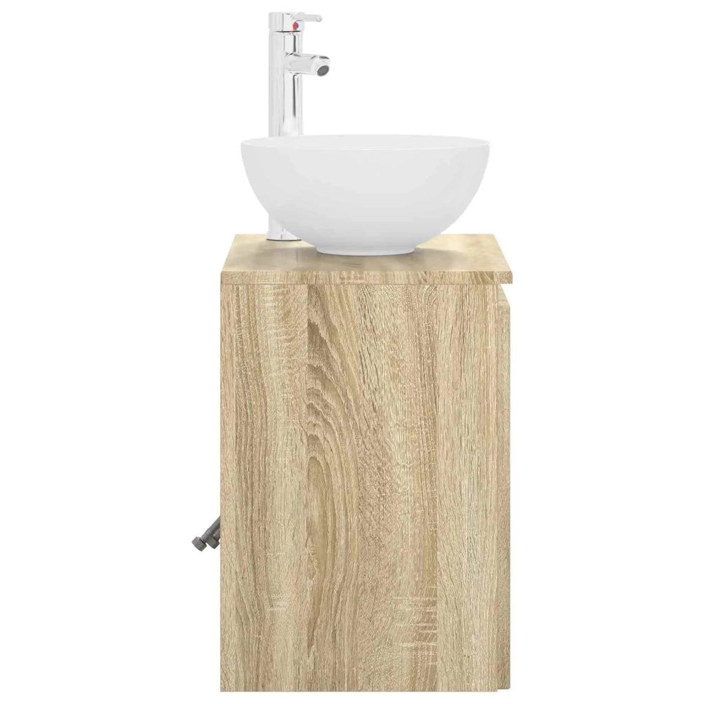 Mobile Lavabo da Parete Rovere Sonoma 49,5 x 41 x 64,5 cm