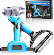 Otturatore a Doppia Faccia per Gatti e Cani di Capelli Medi e Lunghi - Acciaio Inossidabile