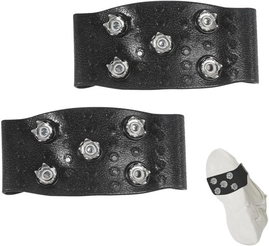 Antiscivellamento per Sciabiche - Resistente al Freddo - Sistema di Regolazione della Cintura - Punti di Contatto Invisibili - Per Escursioni Invernali - Adatto a Diversi Stili di Scarpe - Cinture per Scarpe