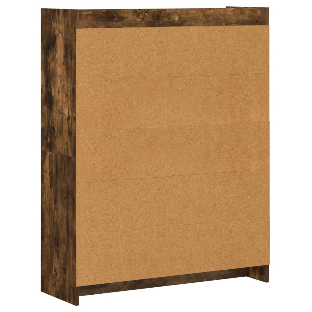Libreria Rovere Fumo 87,5 x 30 x 111 cm Legno ingegnerizzato 8011295