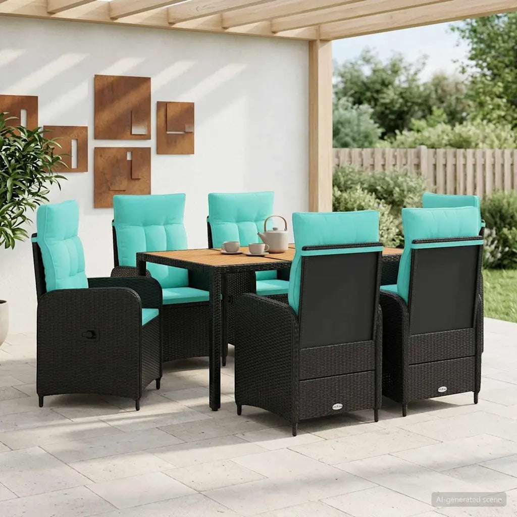Set da pranzo per esterni 7 pz 3422273