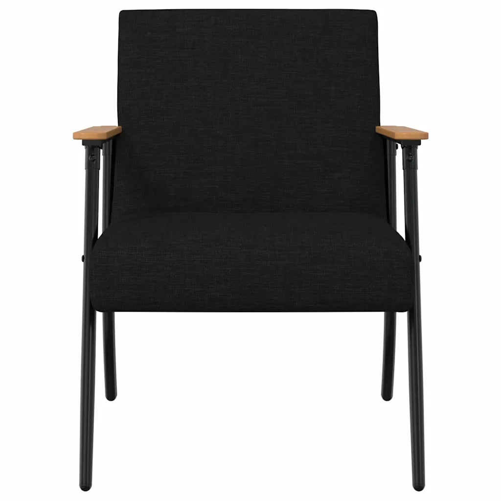 Divano Sedia-Poltrona-Poltroncina Nero Tessuto 551575
