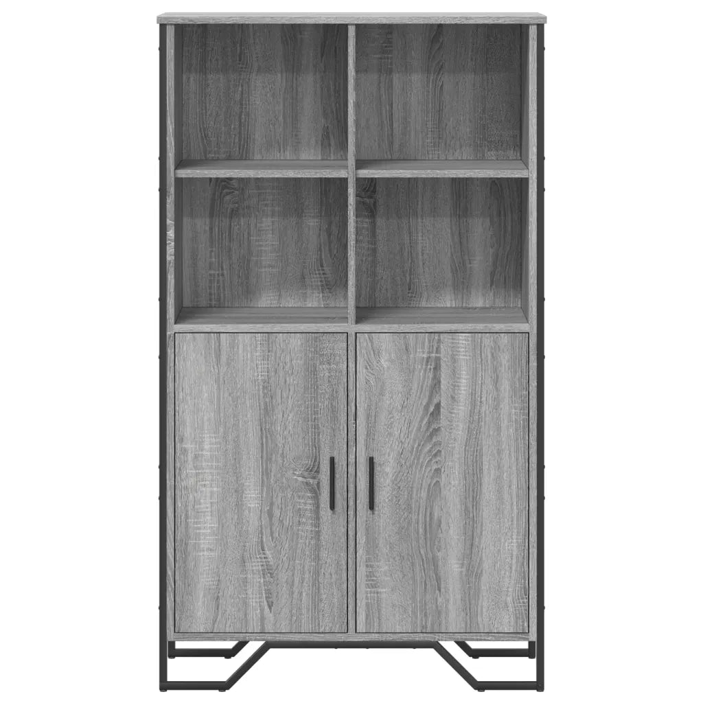 Credenza Grigio Sonoma 79,5x35,5x137,5 cm in Truciolato