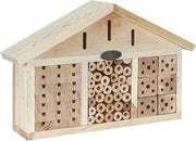 Insectario per Giardino - ca. 39 x 26 x 9 cm - legno di quercia/metallo naturale