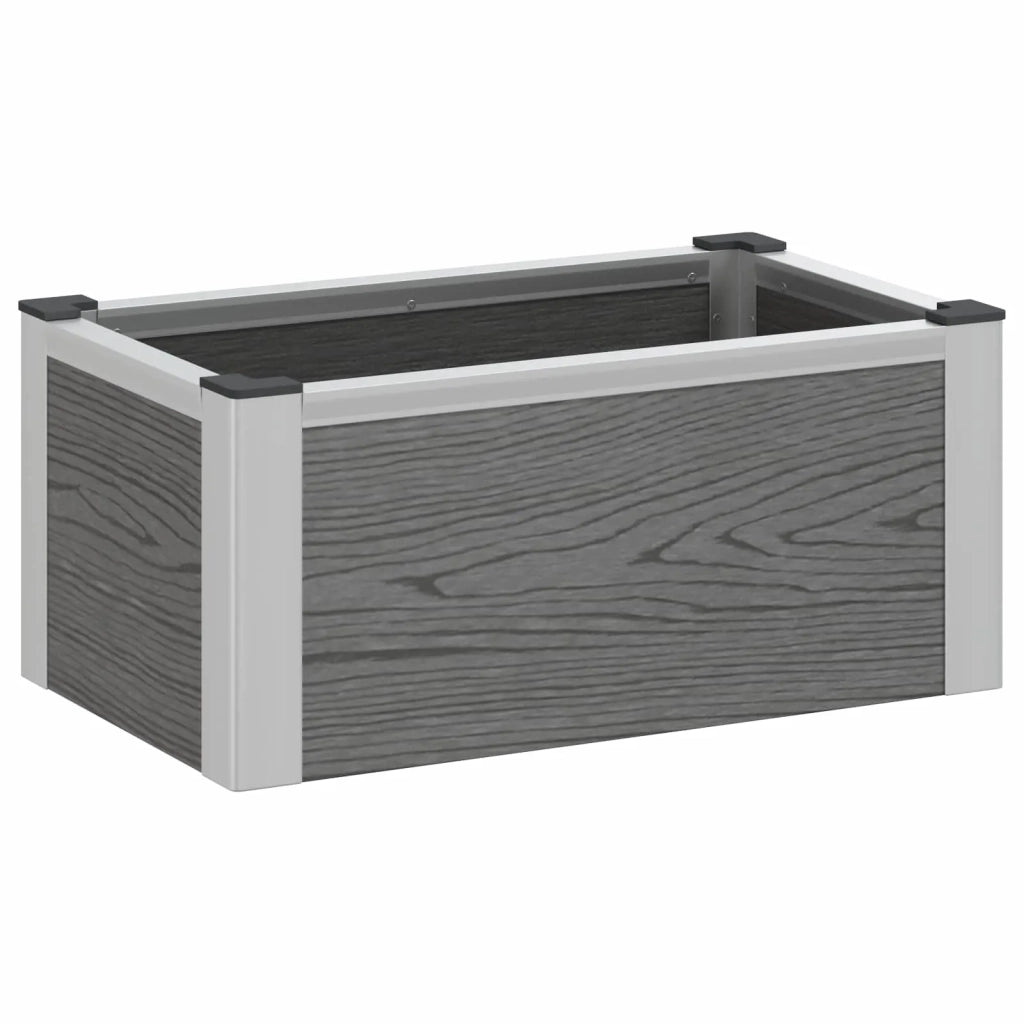 Letto rialzato da giardino Grigio 50 x 30 x 22 cm 42039079