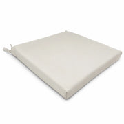 Cuscino seduta per sedia 45x47cm con velcro in poliestere – Avorio