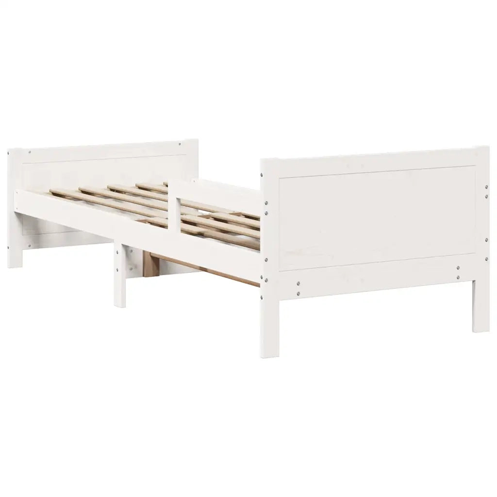 Struttura del letto Bianco 80 x 200 cm Legno multistrato 877210