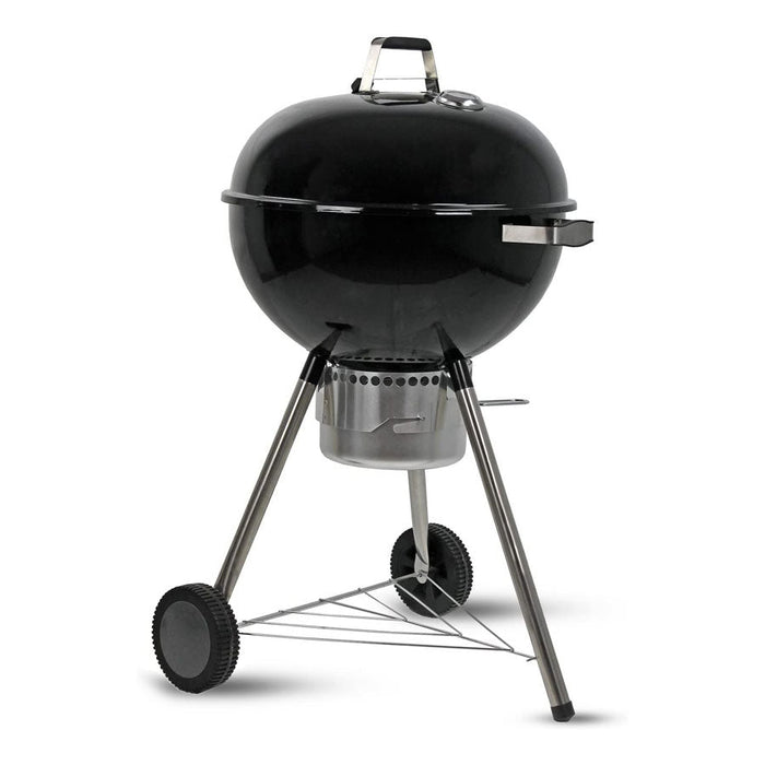Barbecue a Carbone Carbonella Ø57 cm con Ruote Ketty Nero