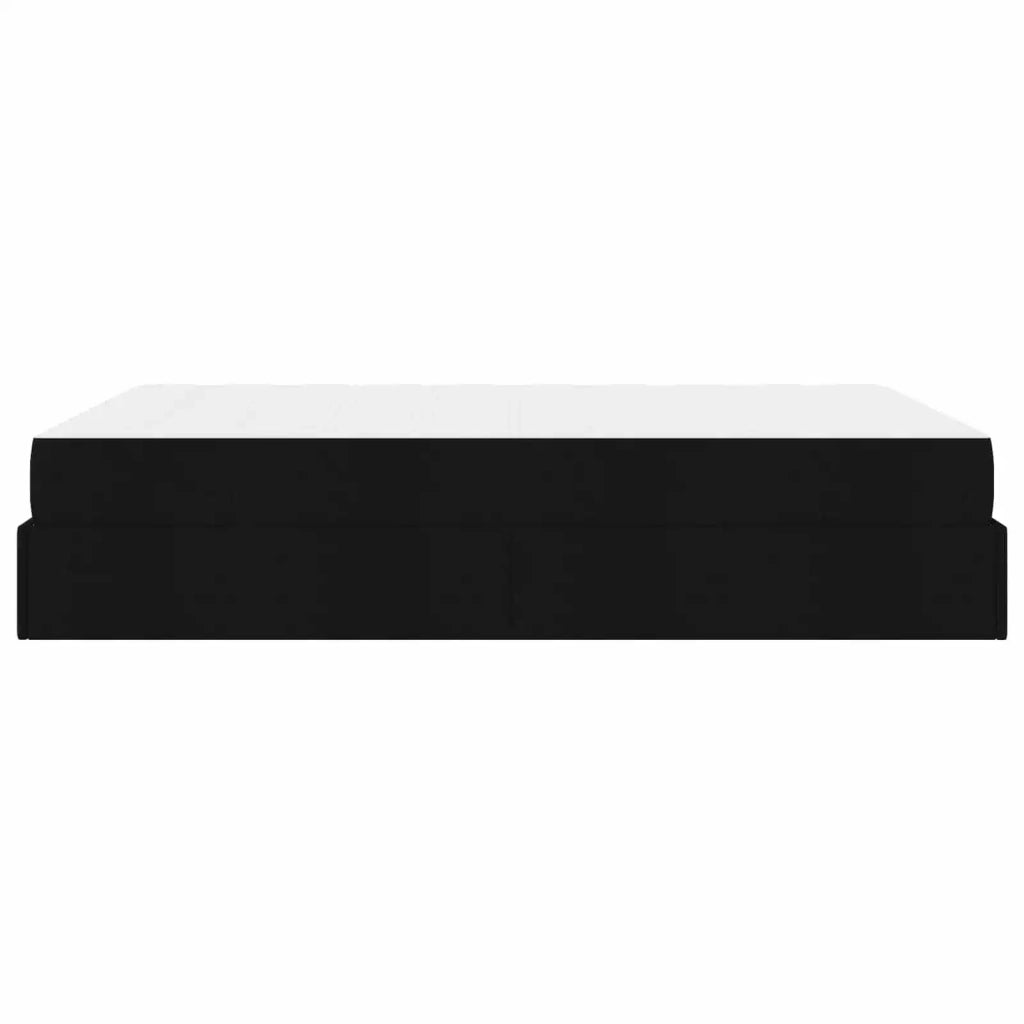 Struttura letto con materasso 2 pcs Nero Tessuto 3399496
