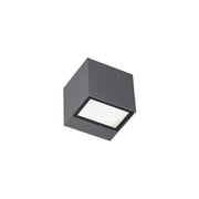 Applique a Parete da Esterno Interno Quadrata Doppia Luce Box Mini Sovil Colore: Grafite