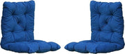 Set di cuscini per sedia pallet con set di copertura Chicreat 98x50x8 cm Blu