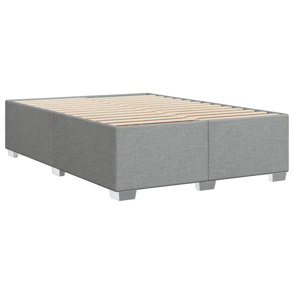 Giroletto senza Materasso Grigio Chiaro 140x190 cm Tessuto