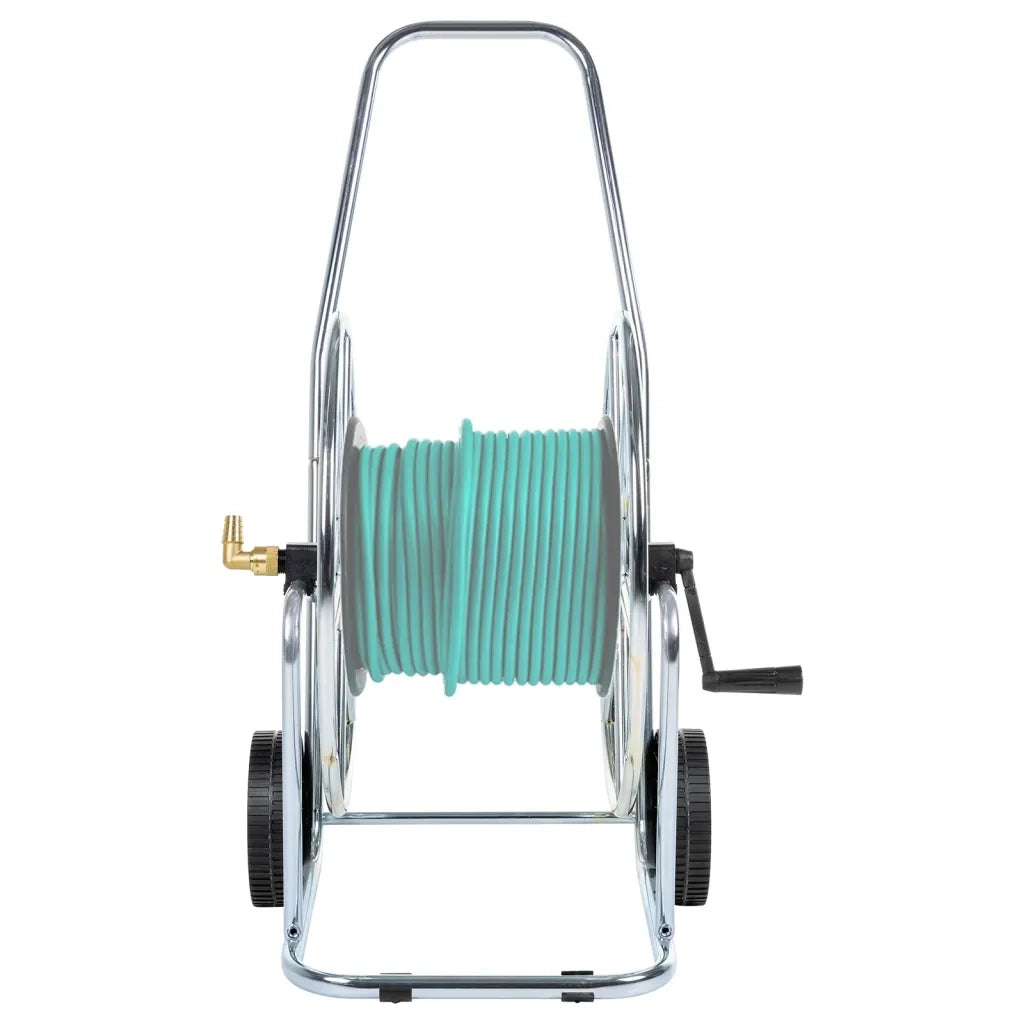 Carrello Avvolgitubo per Tubo Flessibile 80 m 3/4" in Acciaio CFW1708199