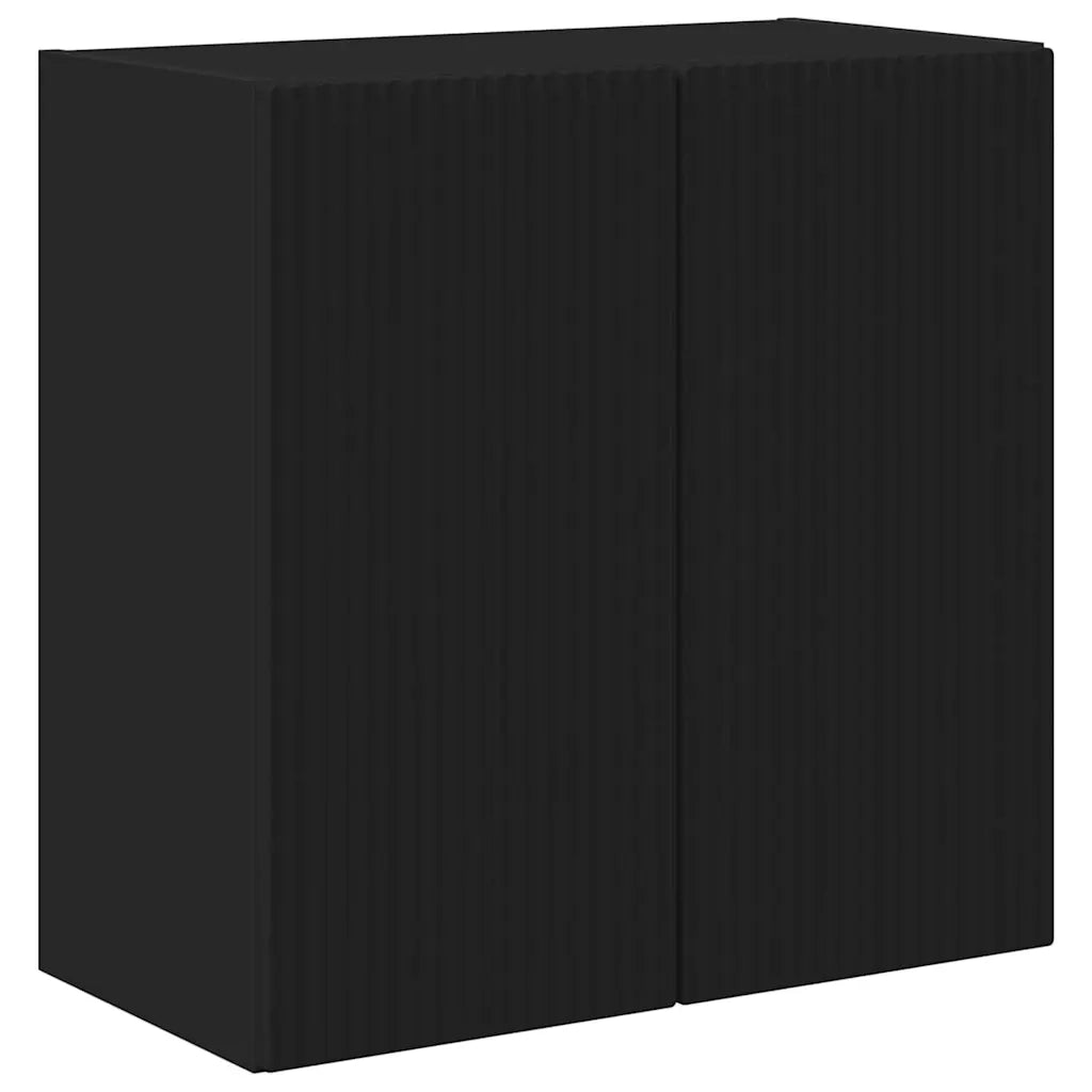 Mobile TV da parete Nero 59,5 x 31 x 60 cm Legno multistrato 892350