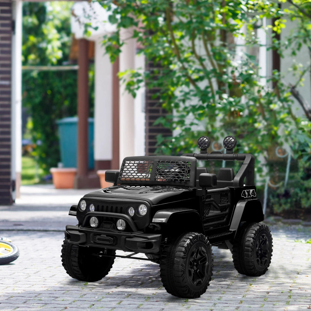 Auto elettrica per bambini 12V con telecomando ¨C zephmum ¨C nero