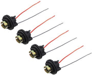 Impianto di illuminazione posteriore 4 pezzi - Con cavo preassemblato DC 12/24V - Ospita lampada BA15S - Facile da installare - Realizzato in ABS resistente - Fissaggio per lampada