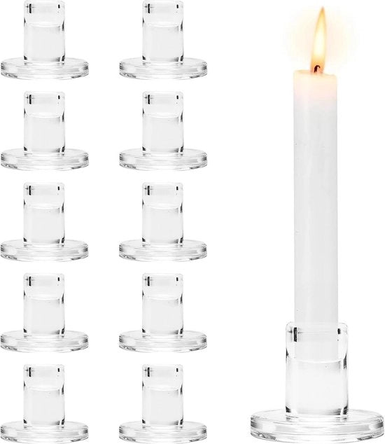 Houder per 10 lumi per tavolo trasparente per candelabri per tavolo decorazione per matrimoni decorazione per tavola per compleanni