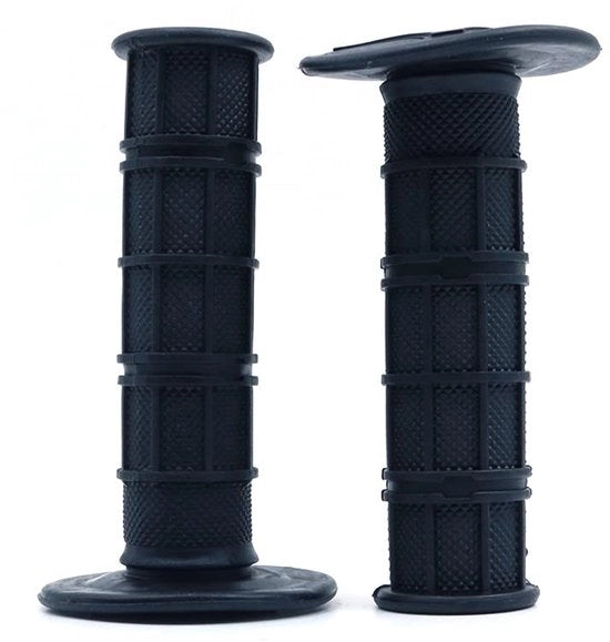 Manubrio Antislip in Gomma - Grip per Motocicletta - Grip per ATV - Resistente allo Shock - Grip Comfortevole - 21mm/24mm