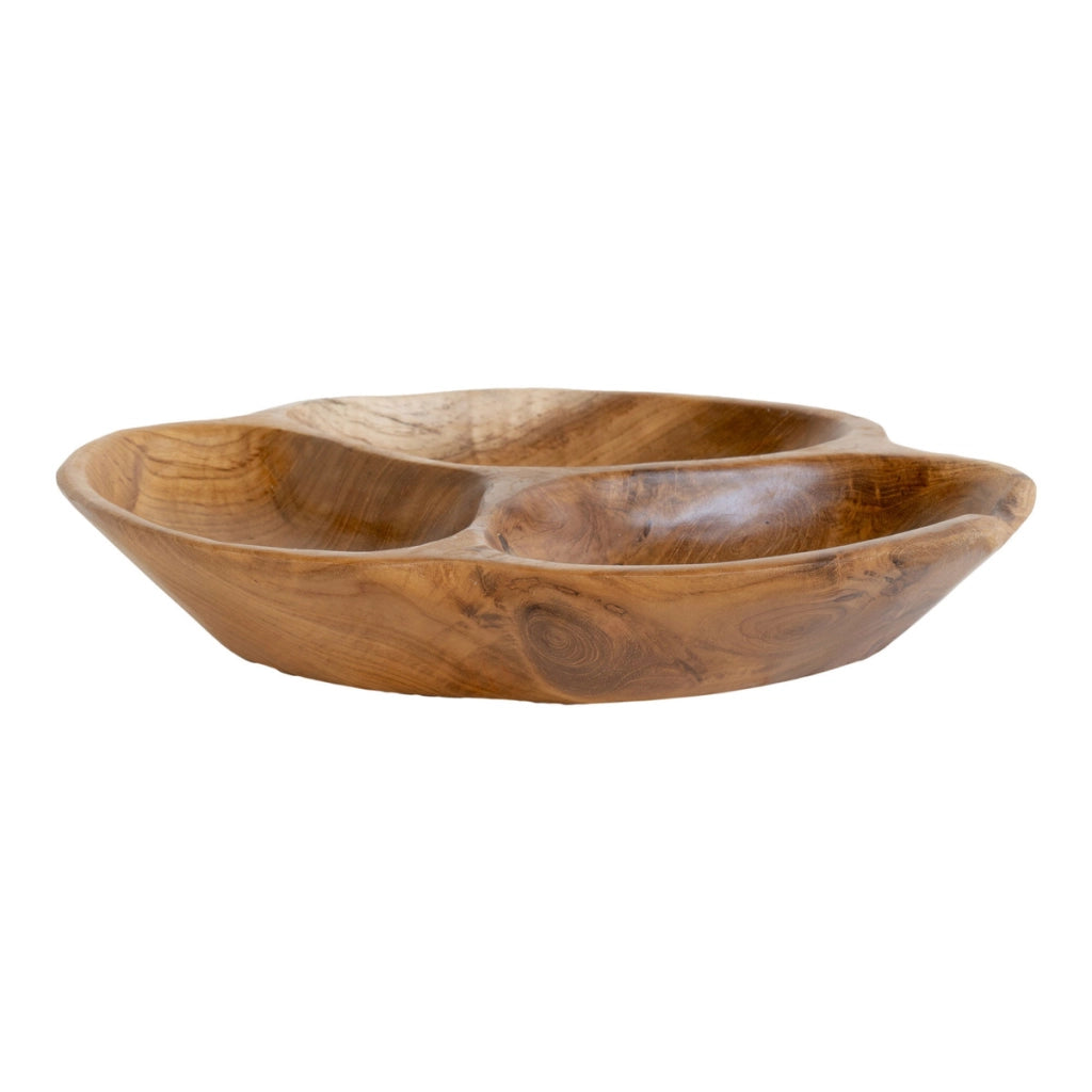 Vassoio Nola, Marrone, Legno, 30x30x5 cm