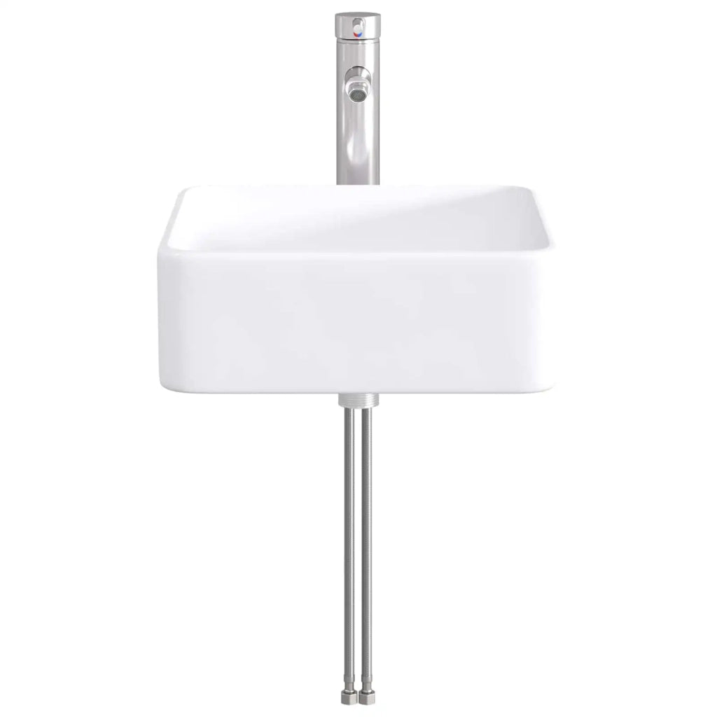 Lavabo da bagno Cromato 49 x 37 x 14 cm Metallo CFW5154195