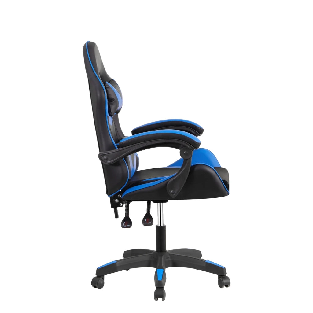 POLTRONA GAMING ALFA NERA/BLU SIMILP