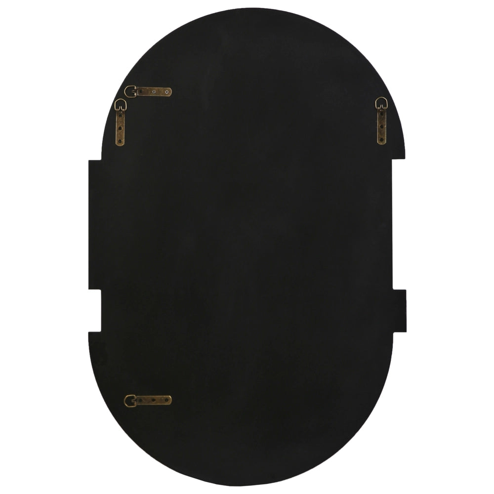 Specchio da parete nero 60 x 90 cm Specchio decorativo da parete in stile moderno da appendere