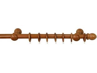 BASTONE IN LEGNO CON ACCESSORI Ø MM.23 OLMO  cm.200