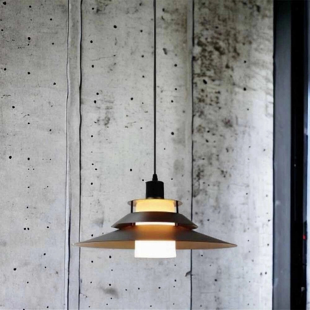 Trade Shop - Lampadario A Sospensione Industriale E27 Lampada Pendente Vintage Retrò Lp-88 - Nero