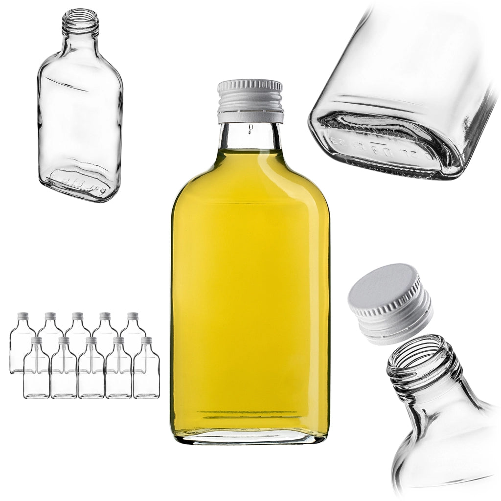 KADAX Butelka piersiówka 200ml BUT200 z zakrętką b