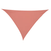 Tenda da sole triangolare grande ¨C zephmum ¨C rosso ruggine, polietilene, 3x3x3 m