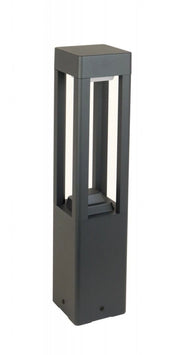 Lampione da giardino 50 cm GX53 grigio scuro IP54 SU-MA