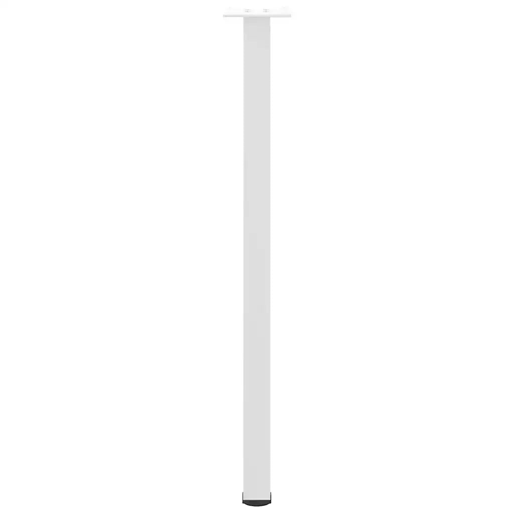vidaXL Gambe per tavolo consolle 4 pz Bianche 72-74 cm Acciaio