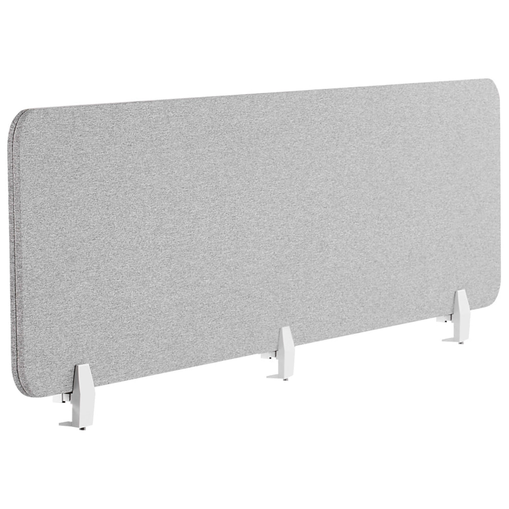 Pannello Divisorio Grigio Chiaro Fonoassorbente 180 x 40 cm in Plastica PET