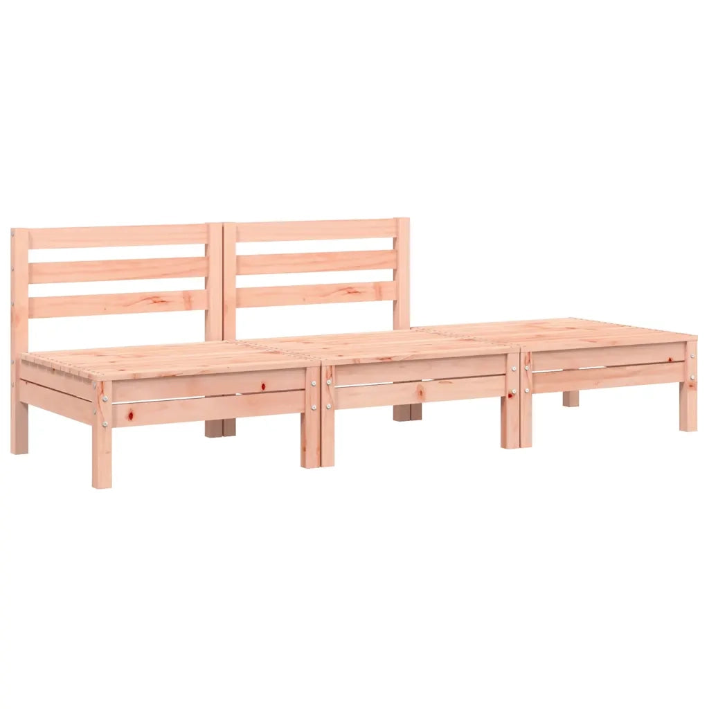 Divano da Giardino 3 Posti in Legno Massello di Douglas 838038