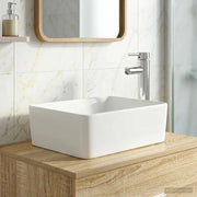 Lavabo da bagno Cromato 40,5 x 30,5 x 13 cm Metallo 890248