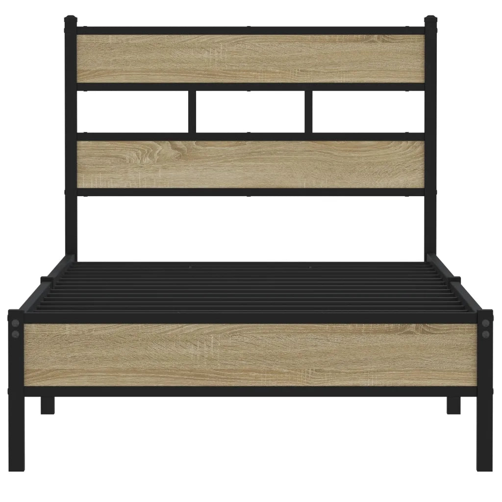 Giroletto senza Materasso Rovere Sonoma 90x200 cm in Truciolato