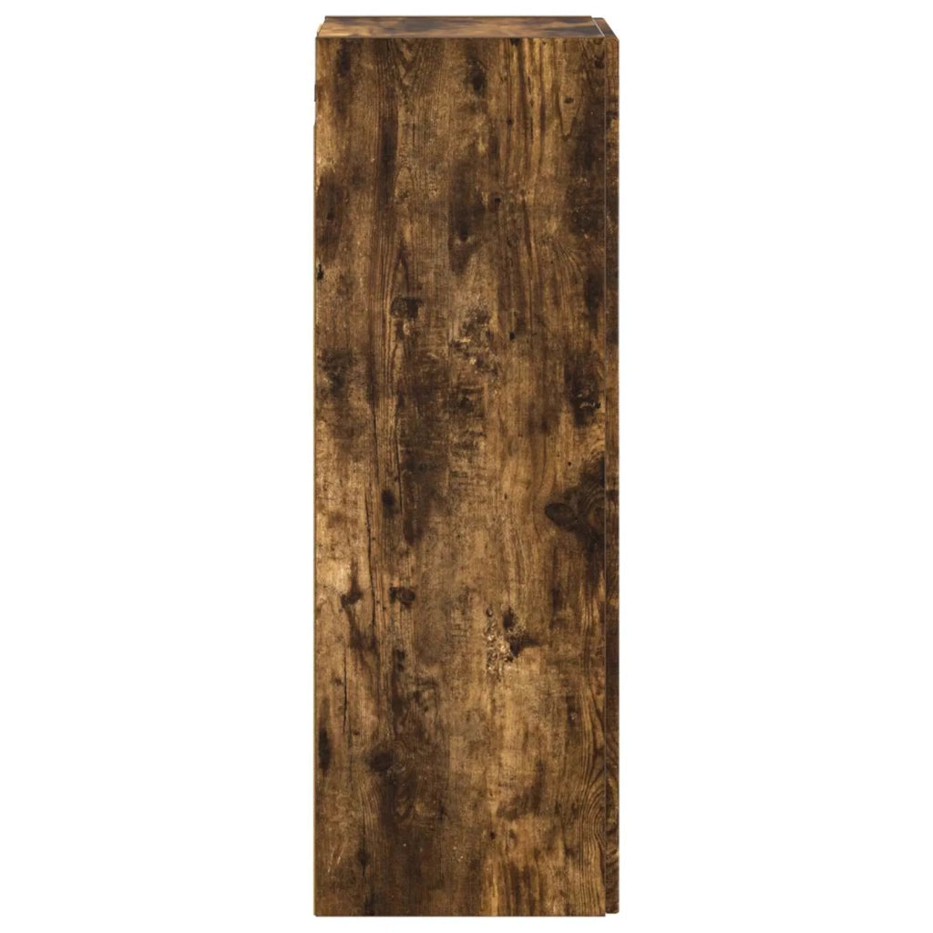 Mobiletto da Bagno a Muro Rovere Fumo 33 x 34,5 x 100 cm 890527