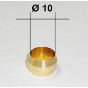 10PZ OGIVA DIAMETRO 10mm BICONO RUBINETTI VALVOLE TUBO PIANO COTTURA CUCINA - UNIVERSALE