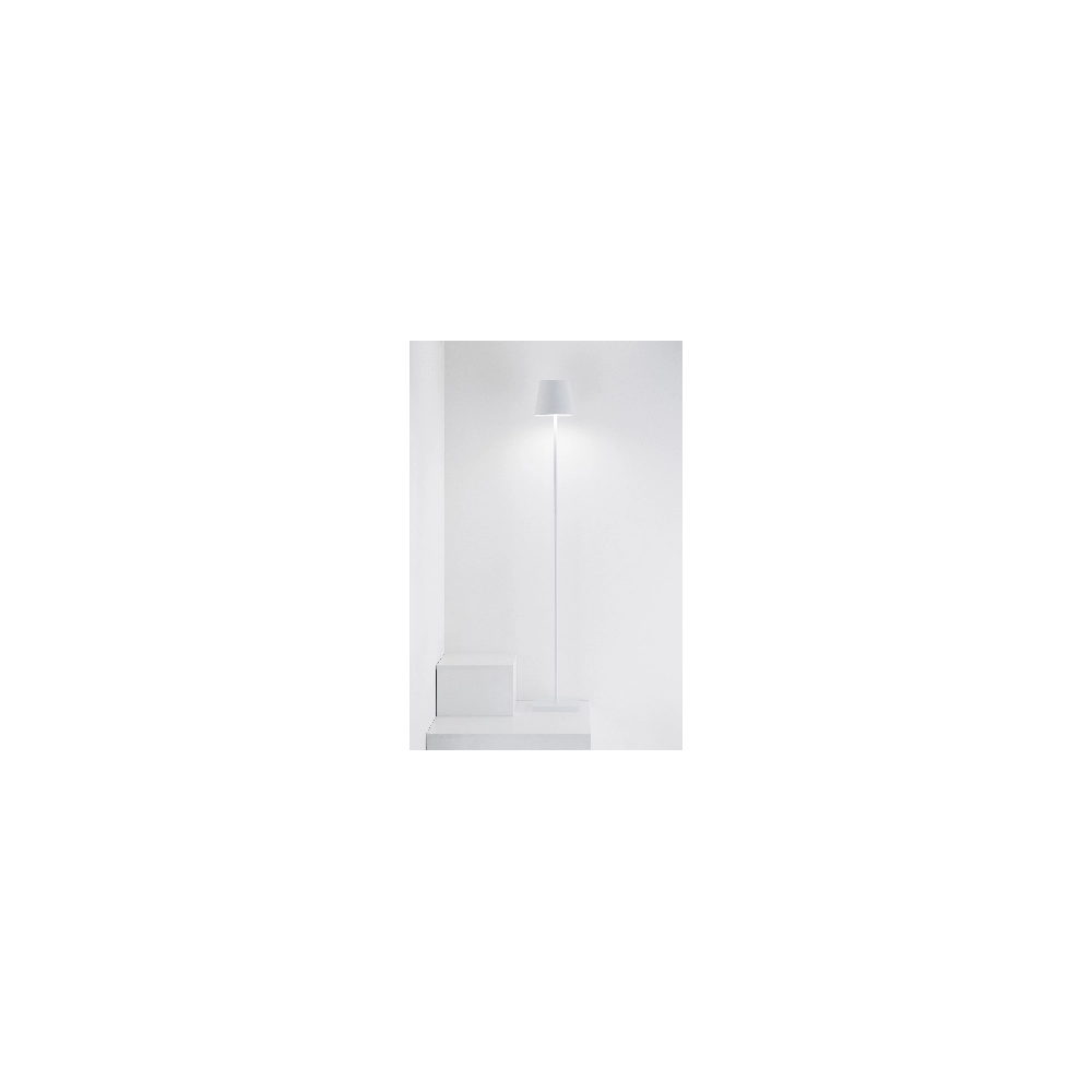 Lampada a led Poldina Pro L Bianca ricaricabile e dimmerabile 122cm con batteria fino a 12 ore