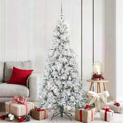 Albero di Natale Artificiale con Rami Pieghevoli Bianco 180 cm 3397486