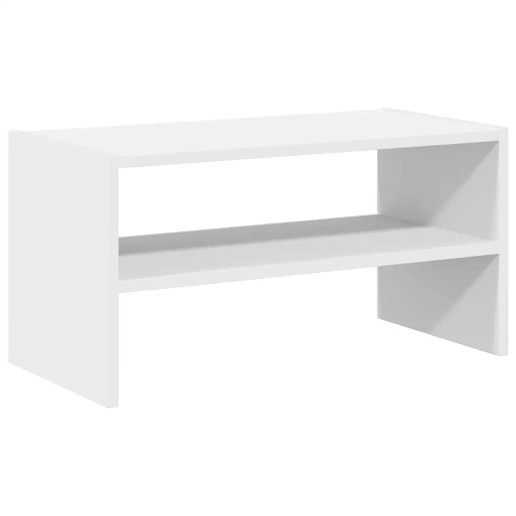 Scarpiera Impilabile-Scaffale per scarpe Bianca 60x30x30,5 cm
