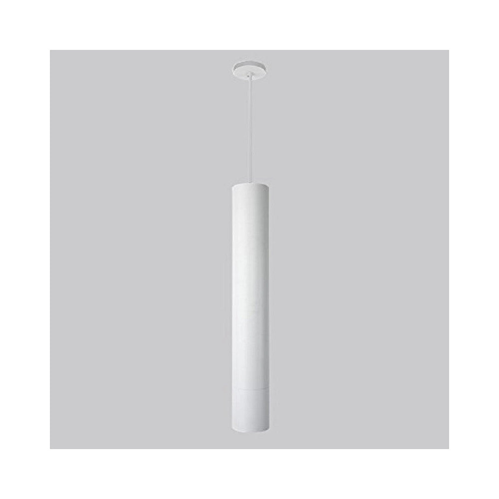 Trade Shop - Pendente Lampada Lampadario Barra Tonda Bianco 50x60cm A Soffitto Luce Led Applique -