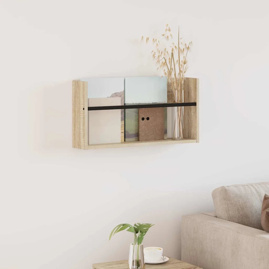 Scaffale per riviste Rovere Sonoma 60 x 12 x 30 cm CFW2272879