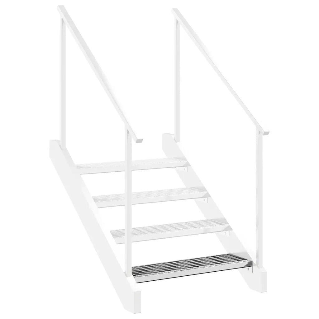 Gradino in Griglia 60x24x7 cm Acciaio Zincato