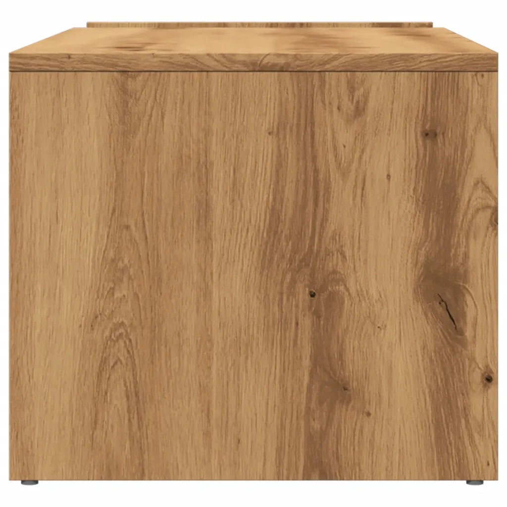 vidaXL Tavolino da Salotto Rovere Artigianale 90x45x35cm in Truciolato